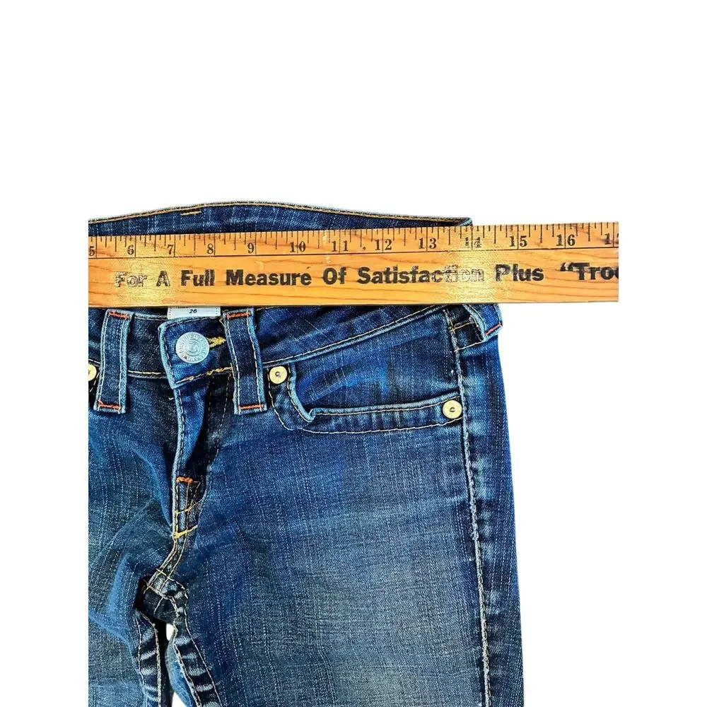 True Religion Women's‎ Johnny Jeans Straight Leg size 26 y2k